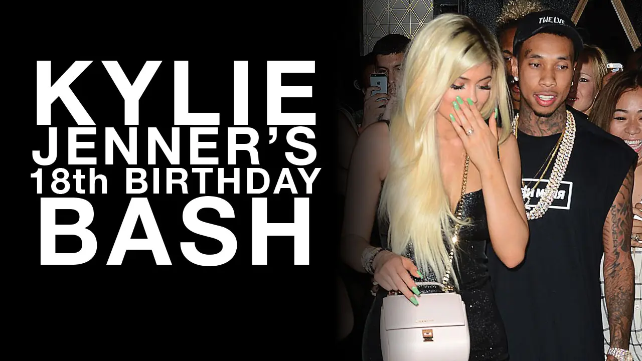 kylie jenner 18th birthday tyga ferrari kim kardashian