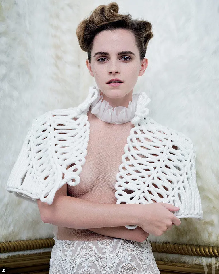 Emma Watson Vanity Fair Photoshoot Fights Back: Feminism Definition, Topless