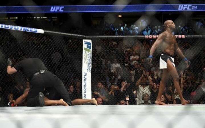 UFC 214 Highlights: Jon Jones DESTROYS Daniel Cormier with third-round KO; calls out Brock Lesnar, takes photos with The Rock