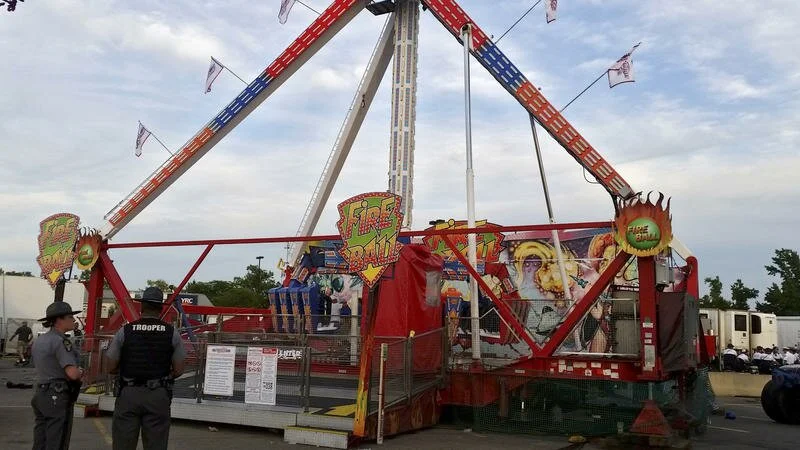 Ohio State Fair Accident Full Video 2017: Fireball Throws Riders 50 Feet