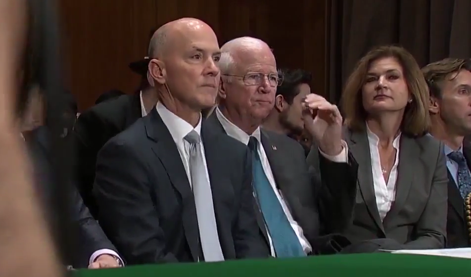 Someone dressed like the Monopoly man photobombed the Senate’s Equifax hearing