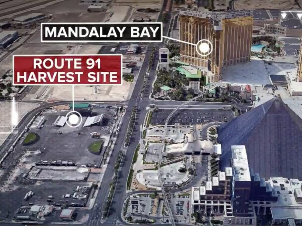 Las Vegas Shooting: Footage shows moment gunfire shoots into crowd on strip